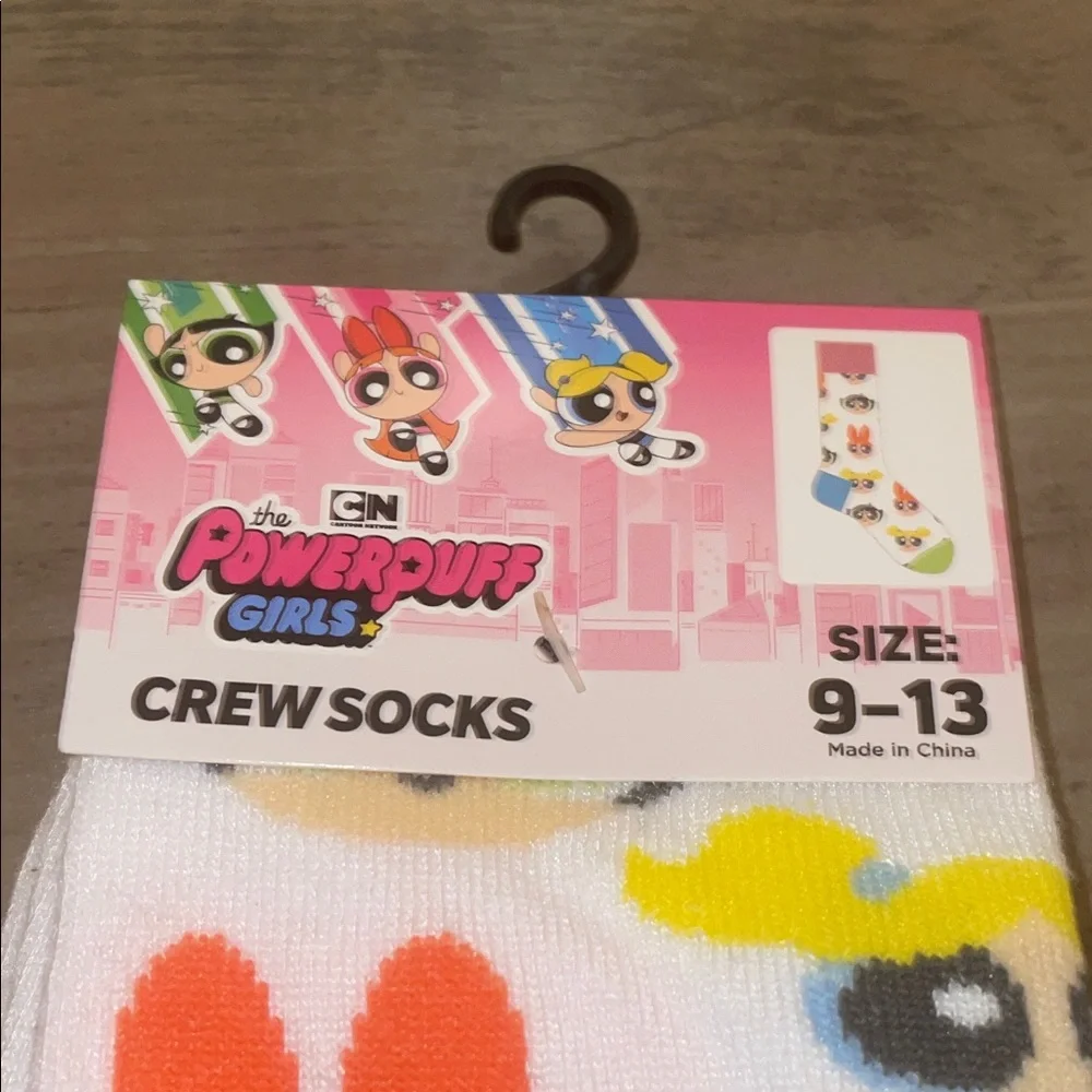 🏝️🎉Powerpuff Girls Crew Socks | Blossom, Bubbles & Buttercup | Cartoon Network